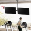 Maclean ceiling mount for two TVs, max load 2x40kg, 34-60", max VESA 600x400, MC-111 B