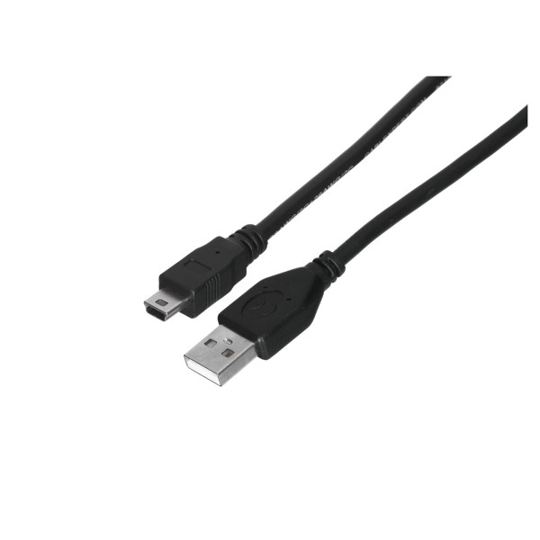 CABLE USB2 AM-MINI 1.8M BLACK/CCP-USB2-AM5P-6 GEMBIRD