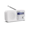 Sharp DR-P420(WH) Tokyo Portable Digital Radio, FM/DAB/DAB+, Bluetooth 5.0, USB or Battery Powered, Snowy White | Sharp | Tokyo Portable Digital Radio | DR-P420(WH) | White | USB port | Bluetooth | FM radio | Headphone out