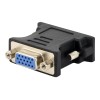 Gembird Adapter DVI-A male to VGA 15-pin HD (3 rows) female, black | Gembird