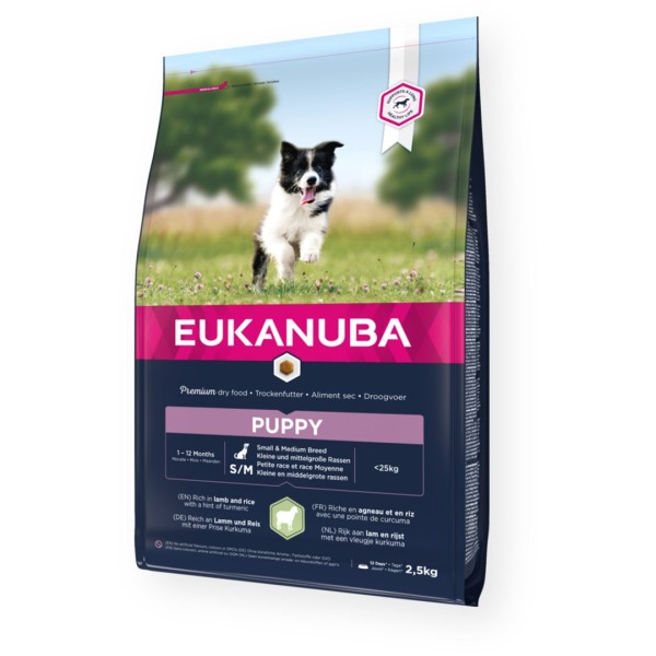 EUKANUBA Puppy Small and medium Lamb ...