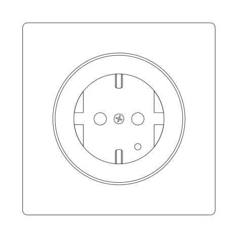 FIBARO Walli Outlet type F, Black Z-Wave EU | Fibaro