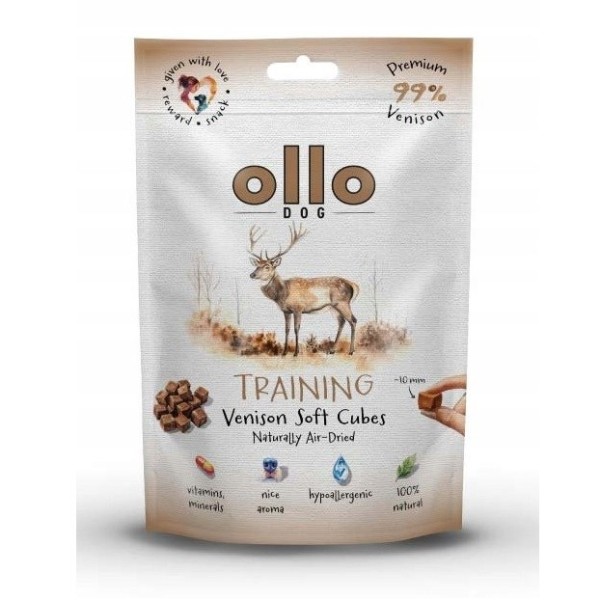 OLLO Air Dried Training Venison Cubes ...