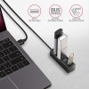 AXAGON Miniature metal four-port USB 3.2 Gen 1 hub | HUE-M1AL