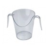 Nose cutout mug with handles