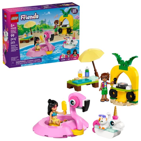 LEGO FRIENDS 42658 Unicorn & Flamingo ...