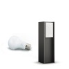 Philips Hue Turaco Outdoor Pedestal Lantern | E27 | 9 W | Warm white