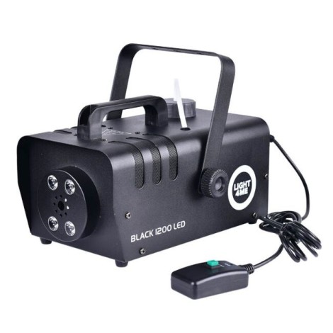 LIGHT4ME BLACK 1200 LED - Wytwornica dymu, mgły