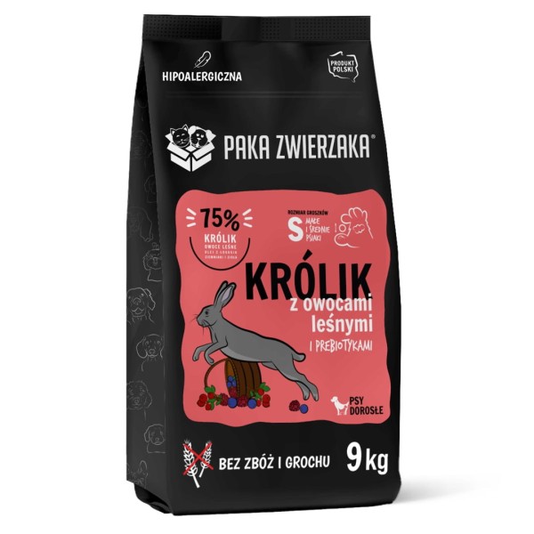 PAKA ZWIERZAKA Rabbit with forest fruits ...