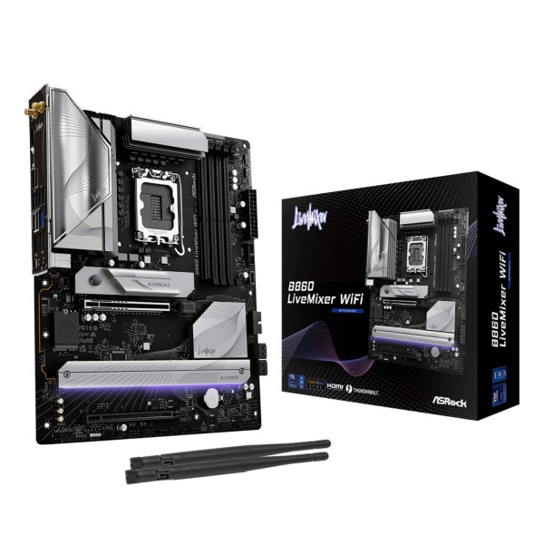 Mainboard|ASROCK|Intel B860 Express|LGA1851|ATX|Memory DDR5|Memory slots 4|1xPCI-Express ...