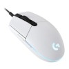 MOUSE USB OPTICAL G203/WHITE 910-005797 LOGITECH