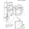 Oven with catalytic converter Electrolux EOF5C50BZ 65 L black