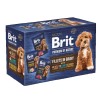 BRIT Premium by nature Dog Filets in gravy Chicken, lamb and beef - wet dog food - 12x85g