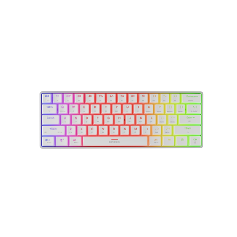 Genesis THOR 660 G2 | Gaming keyboard | Wireless/Wired | US | White | 2.4 GHz, Bluetooth, USB | Linear