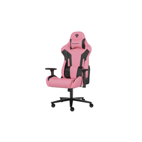 Genesis Gaming Chair Nitro 720 Backrest upholstery material: Eco leather, Seat upholstery material: Eco leather, Base material: Metal, Castors material: Nylon with CareGlide coating | Black/Pink