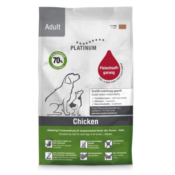 PLATINUM Adult Chicken - semi-moist dog ...