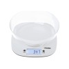 Adler Kitchen Scale with a bowl | MS 3179w | Graduation 1 g | Display type LCD | White