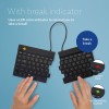 KEYBOARD WRL COMPACT BREAK/BLACK RGOSBUKWLBL R-GO TOOLS