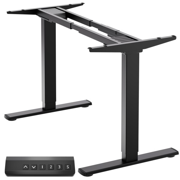 DESK FRAME MOTORISED/BLACK CDF222E-B ONKRON