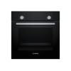 Bosch Oven | HBF010BA0 | 66 L | Electric | Manual | Knobs | Height 59.5 cm | Width 59.4 cm | Black