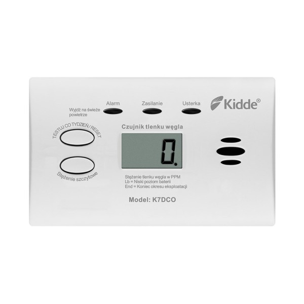 Carbon monoxide detector Kidde K7DCO with ...