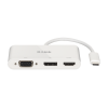 D-Link | 3-in-1 USB-C to HDMI/VGA/DisplayPort Adapter | DUB-V310 | USB hub | USB Type-C