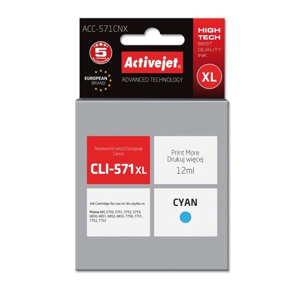 Activejet ACC-571CNX Ink cartridge (replacement for ...