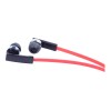 Gembird | Porto earphones with microphone and volume control with flat cable | Built-in microphone | 3.5 mm | Red/Black