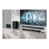 Sharp HT-SPR52021(BK) Q Soundbar 2.0.2 Wireless Rear Surround Speakers, Black | Sharp