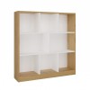 FIESTA 8P ARTISAN/WHITE BOOKCASE