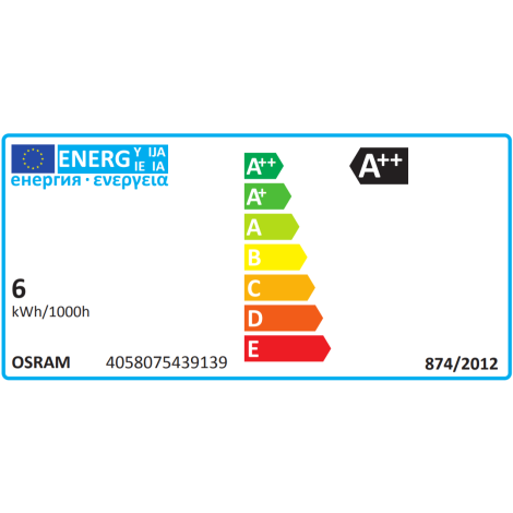 Osram Parathom Classic LED Filament 60 non-dim  6W/827 E14 bulb | E14 | 6 W | Warm White
