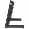 Intellinet Network Rack, Open Frame (Desktop), 8U, Usable Width 465mm, Black, Flatpack, 19", Three Year Warranty