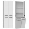 Topeshop NEL 2K DD BIEL bathroom storage cabinet White