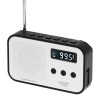 Adler | Digital radio PLL AM/FM | AD 1907 | Alarm function | White/Black