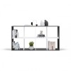 MALAX 2X4 SHELVING UNIT, ANTHRACITE/WHITE