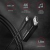 AXAGON RVC-DPC USB-C -> DisplayPort cable 1.8m 4K/60Hz