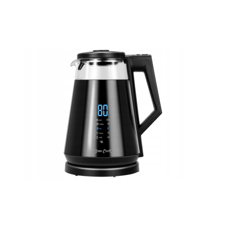 Sourcing | Kettle with temperature control | PSC-111/B | Electric | 1700 W | 1.7 L | Plastic/Glass | 360° rotational base | Black