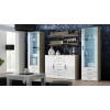 Cama living room sideboard UNI sonoma oak/white gloss