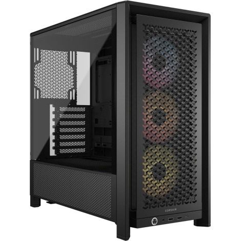 Corsair PC Case | Frame 4000D RS ARGB Modular | Black | Mid-Tower | Power supply included No