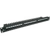 Alantec PK001 UTP cat.6 patch panel, 24 LSA ports with 1U 19" shelf