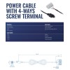 NET ACC POWER CABLE 4WAY SCREW/TERMINAL PR2FK20M TELTONIKA
