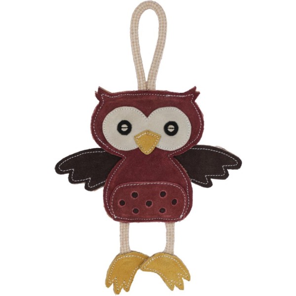 KERBL Owl - Leather Dog Toy ...