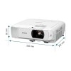 Epson EH-TW840 Home Theatre 3LCD Laser Projector, White