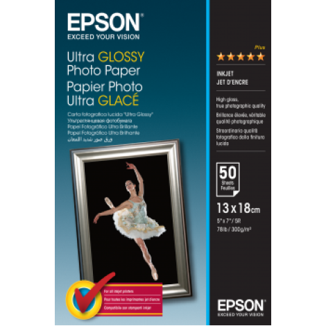 Ultra Glossy Photo Paper | 300 g/m² | 13 x 18 cm | Photo Paper