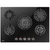 Amica PGCA7101AoB Black Built-in 70 cm Gas 5 zone(s)