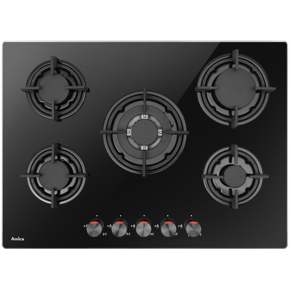 Amica PGCA7101AoB Black Built-in 70 cm ...