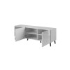 RTV cabinet ABETO 150x42x52 white/white glossy