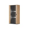 Cama hanging display cabinet SOHO lefkas oak/black