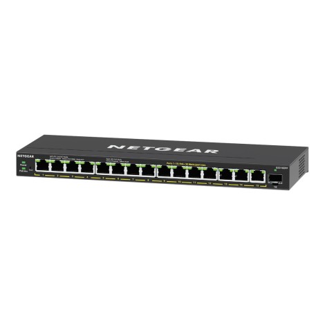 NETGEAR 16PT GE Plus Switch W/ HI-PWR