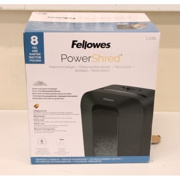 SALE OUT. Fellowes Shredder LX45 black ...